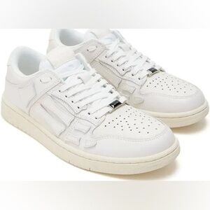 AMIRI skel low top white sneakers women’s size 6, EU size 36